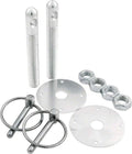 Alum Hood Pins 1/2in w/ 3/16in Hole 2pkSilver