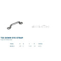 STAINLESS TIE DOWN EYE STRAP - 2