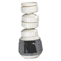 AERATOR SWIVEL WITH STREAM AND SPRAY CHROME/WHITE