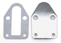 SB CHEVY FUEL PUMP BLOCK OFF PLATE; PLAIN CHROME195964 PONTIAC ENGINES