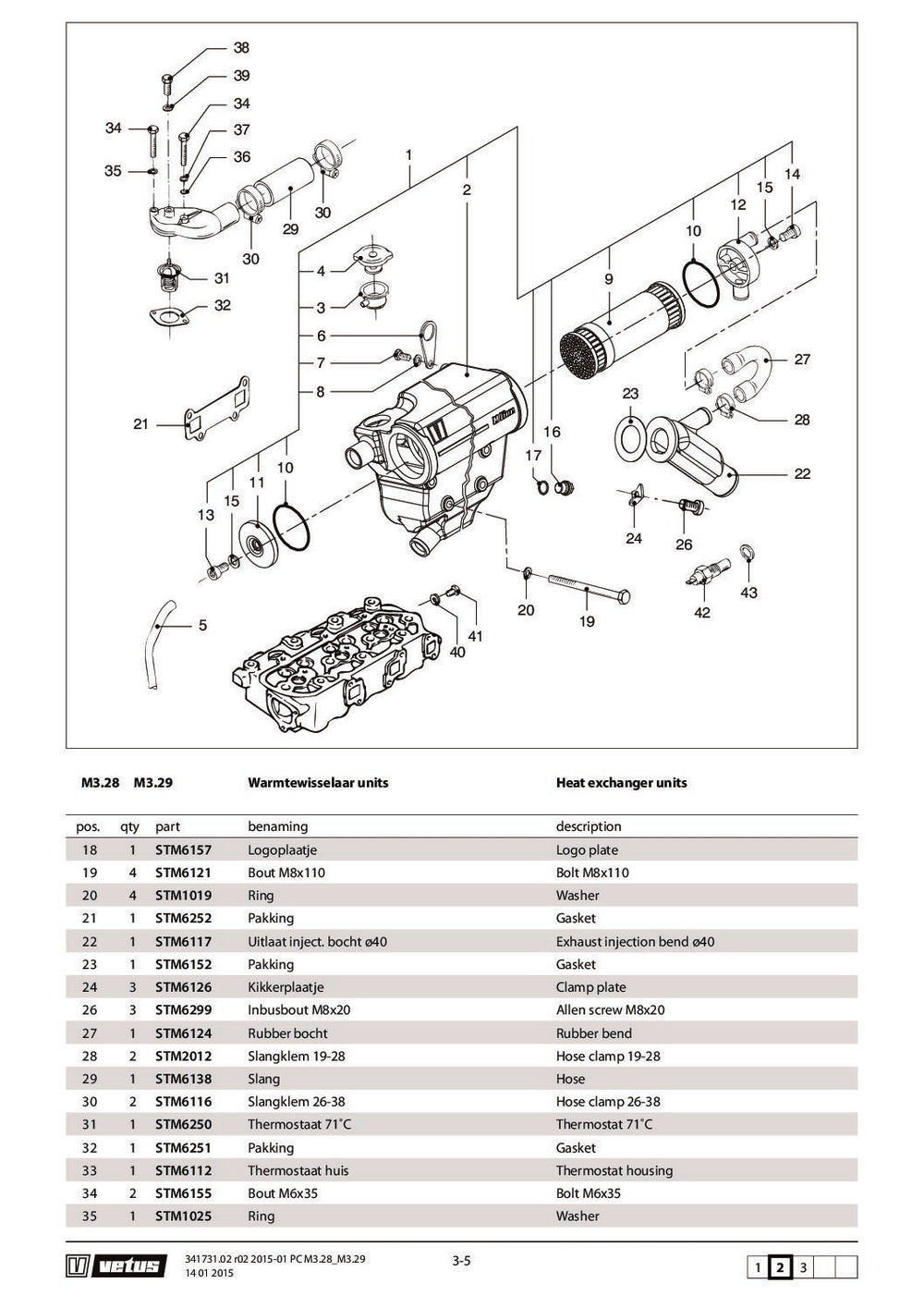 VETUS auto part