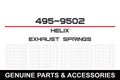 EXHAUST SPRING 95MM, ZINC, 2 PK