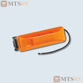 AMBER SEALED 2BULB CLEARANCE/MARKER LIGHT W/ 6FT LEAD BLACK ABS BRACKET