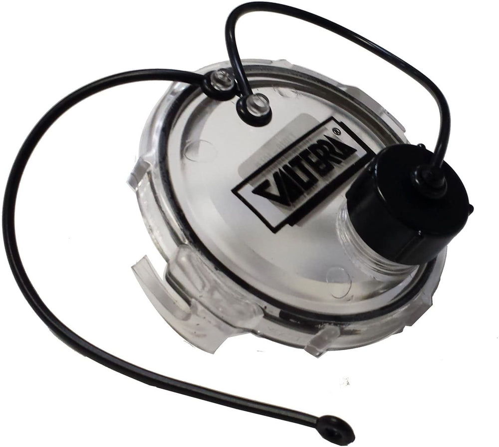 WASTE VALVE CLEAR CAP 3IN 3/4IN GHT WITH CAP CARDED
