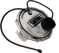 WASTE VALVE CLEAR CAP 3IN 3/4IN GHT WITH CAP CARDED