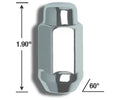 BULGE XL LUG 13/16" 12-1.75 CHR BAG