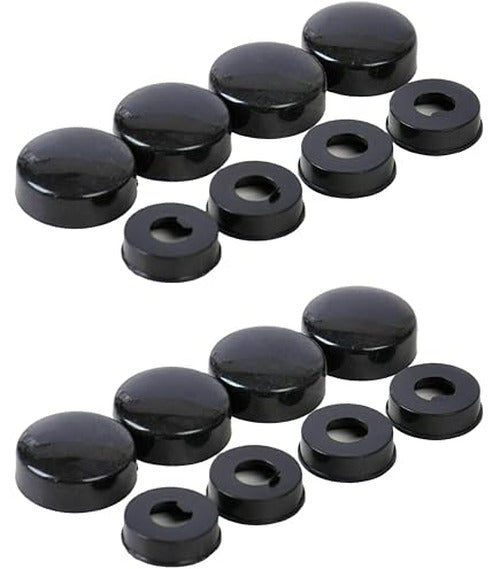 FASTENER CAPS SKULL CHROME