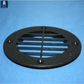 LOUVERED VENT COVER FISH WHITE