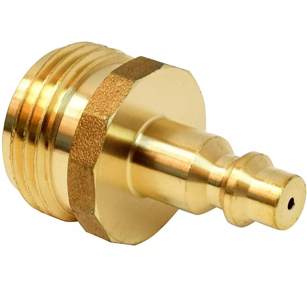 BLOW OUT PLUG W/QUICK CONNECT BRASS CARDED