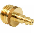 BLOW OUT PLUG W/QUICK CONNECT BRASS CARDED