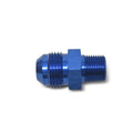 Russell Performance -8 AN to 1/2in NPT Straight Flare to Pipe (Blue)