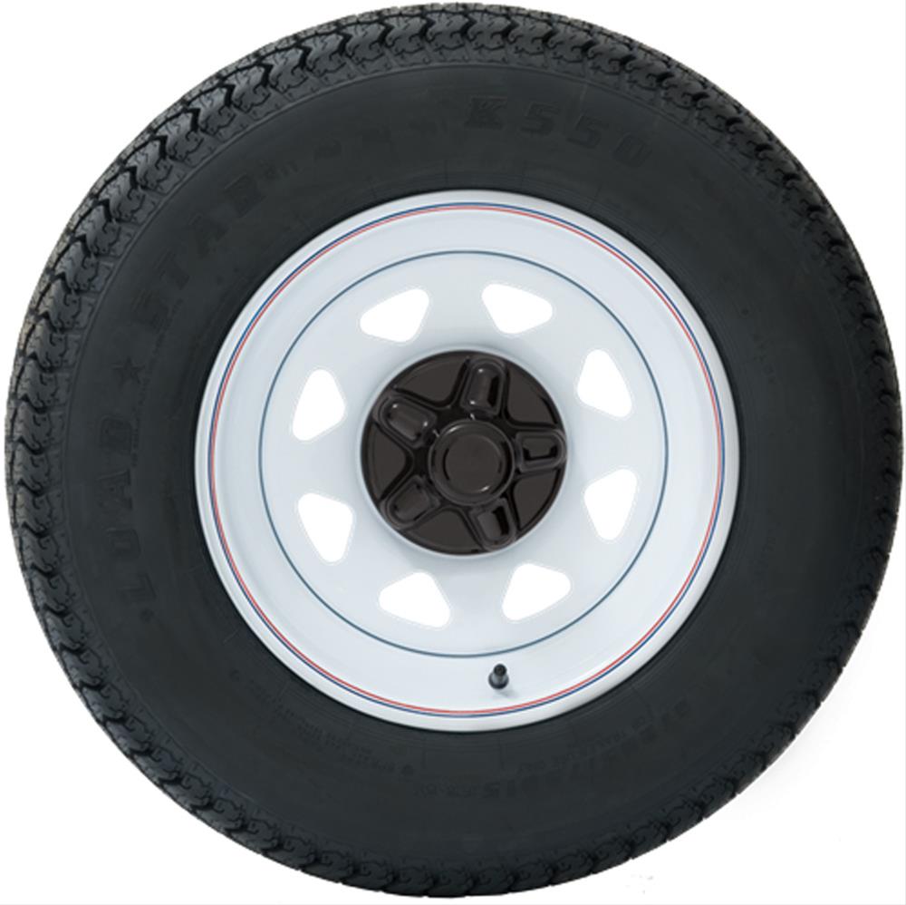 QUICKTRIM ABS BLACK HUB COVER 5 LUG ON 4.5IN BC SMALL