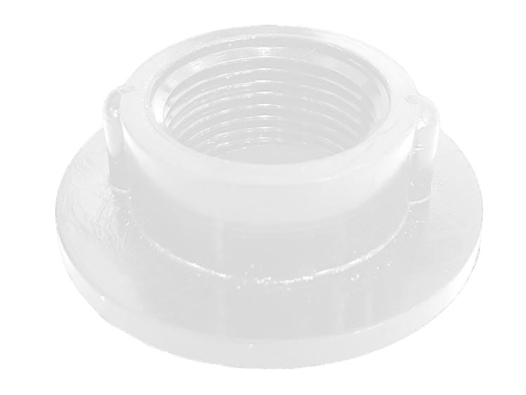 SPIN FITTING RAISED .75IN FPT WHITE