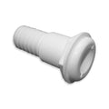 1 1/8IN STRAIGHT BARBED THRUHULL WHITE