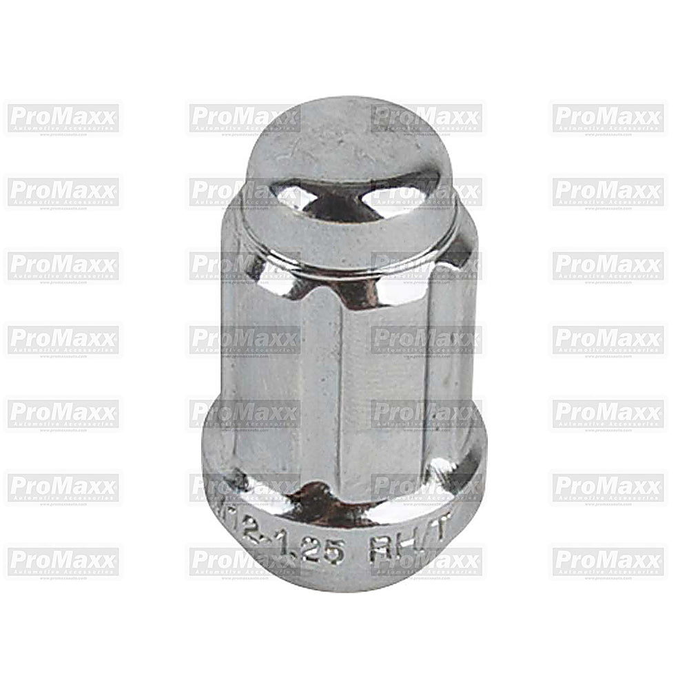 LUGNUT CLOSED END CHROME SPLINE 12 X 1.25 1.38 IN EACH (1) (Uses Key SK640)