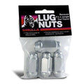 Extra Long Acorn Bulge Lug Nut: 13/16" hex; 14mm x 2.00; clamshell