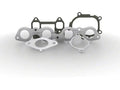 MAHLE Original Toyota Paseo 99-96 Exhaust Pipe Packing Ring