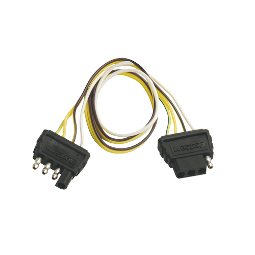 4-FLAT EXTENSION HARNESS, 2' LONG