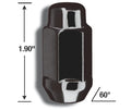 BULGE XL LUG 3/4" 14-1.50 BLK BAG