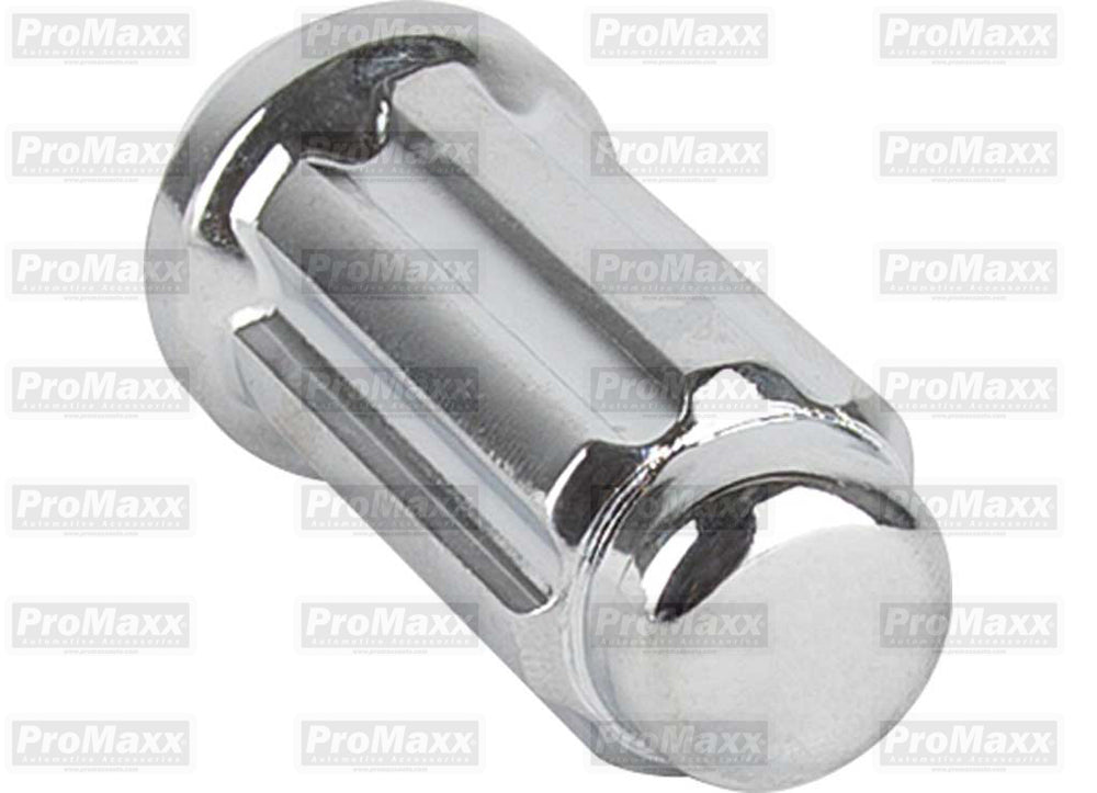 LUGNUT CLOSED END CHROME SPLINE LONG 9/16 IN X 18 2.00 IN EACH (1) (Uses Key