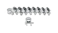 Vibrant Inj Style Mini Hose Clamps 12-14mm clamping range Pack of 10 Zinc Plated Mild Steel