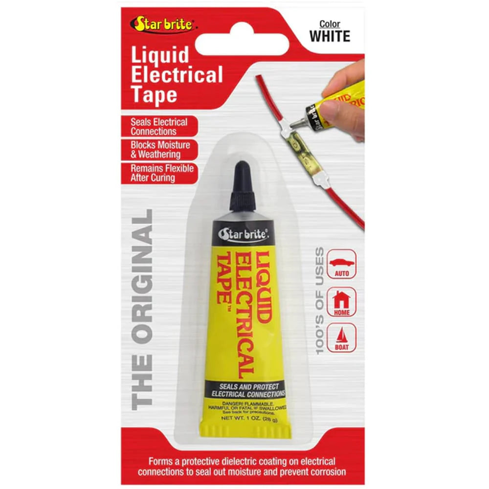 LIQUID ELECTRICAL TAPE WHITE 1 OZ.