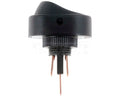 ROCKER OBLG LED BLK/GRN