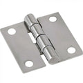 S.S. STAMPED BUTT HINGE, 2" X 2