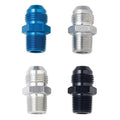 Fragola -8AN x 3/8 NPT Straight Adapter - Black