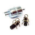 In-Line Fuel Filter Kit Includes Hoses/Clamps Dual Outlet 1972-1983 CJ5 OMIX