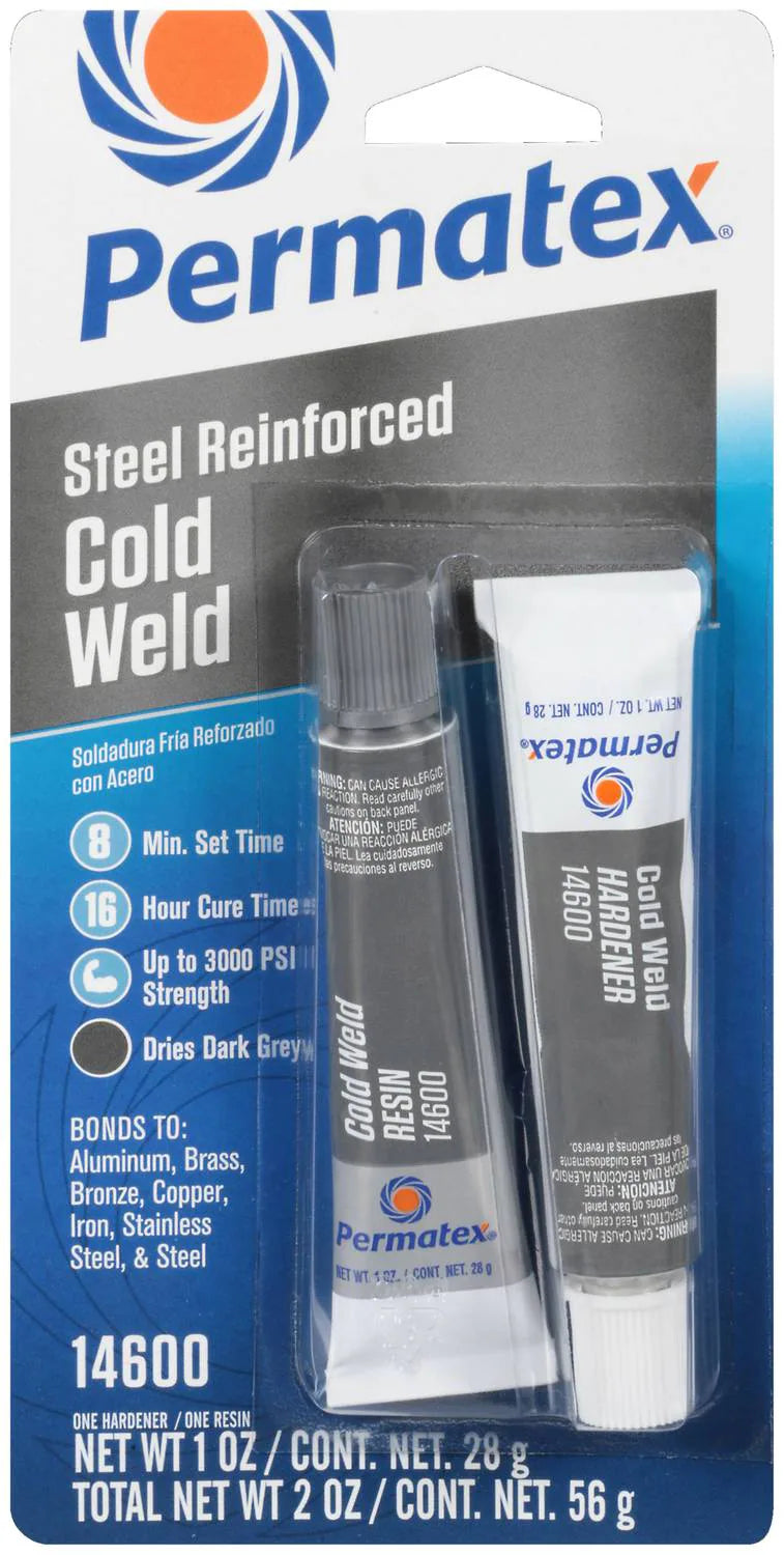 COLD WELD 2 PART EPOXY BONDING COMPOUND 2OZ TUB