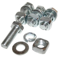~(0.2 lbs. 5X4X2)~ Winch Mounting Hardware 10x30mm std length Grd5 set 4