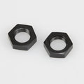 Russell Performance -6 AN Bulkhead Nuts 9/16in -18 Thread Size (Black)