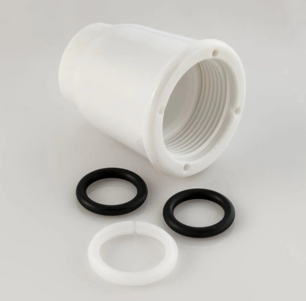 SPOUT NUT WITH OFTRING WHITE BULK