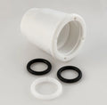 SPOUT NUT WITH OFTRING WHITE BULK