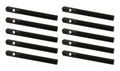 Aluminum Hood Pins 3/8in Black 2pk