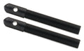 Alum Hood Pins 1/2in w/ 3/16in Hole 2pk Black