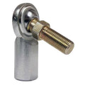 QA1 C Series 2-Pc Rod End - Female/Right Hand - .375in Bore x 3/8-24 w/Stud - Carbon Steel
