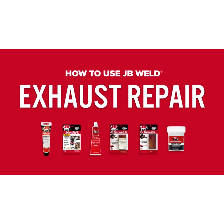 J B Weld exhaust