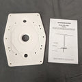 EXTERIOR ROOF WEDGE FOR CRANKUP ANTENNAS