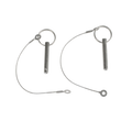 S.S. QUICK RELEASE PIN & LANYARD, 1