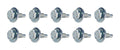 Body Bolt 3/4in 10pk Silver