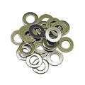 AN WASHERS 3/8IN GOLD PK25