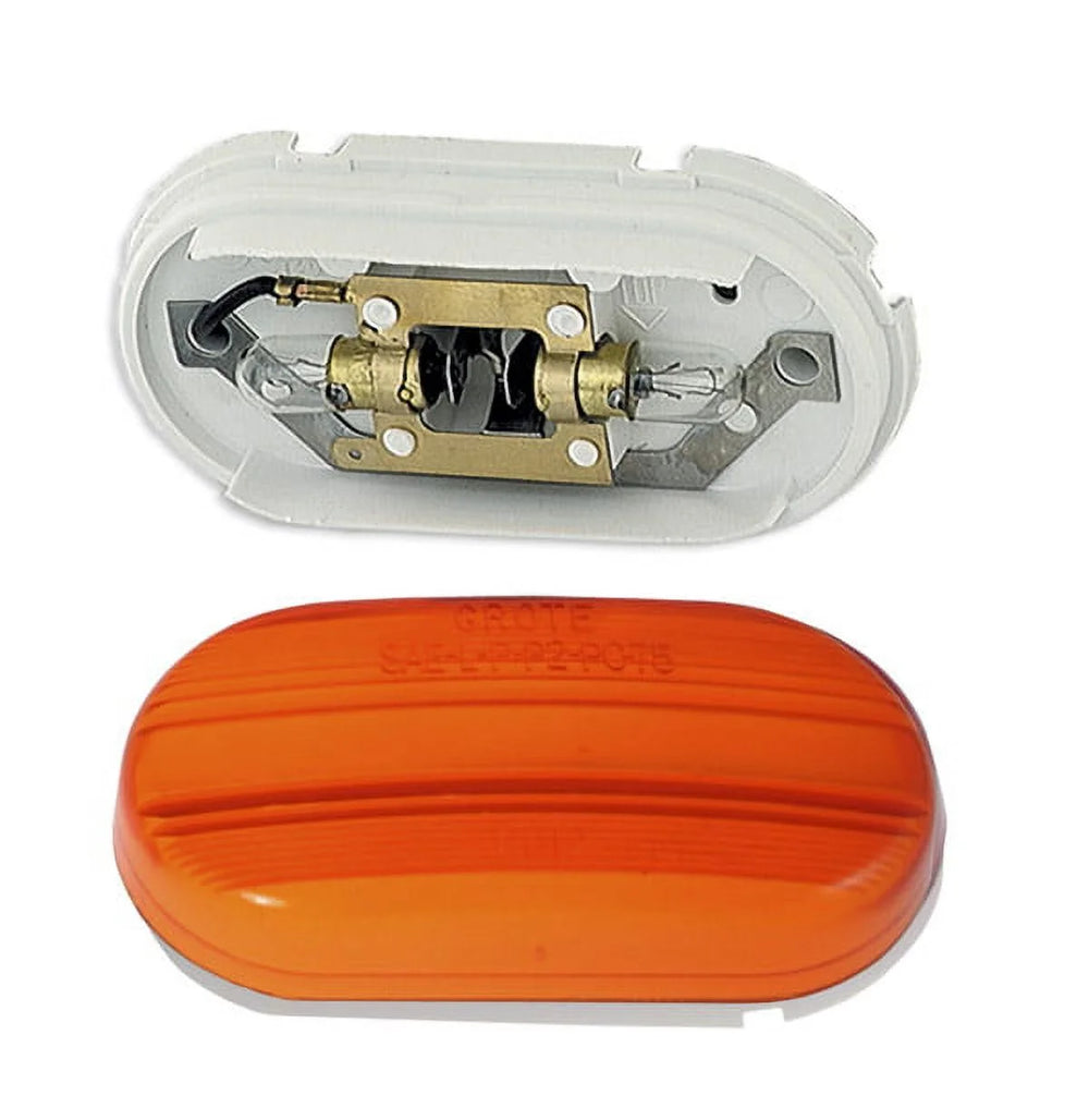 PORCH LIGHT #78 AMBER W/ASH WHITE #