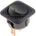 ROCKER RD LED BLACK/AMBR