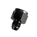 08 STRAIGHT MALE ADAPTER TO 04 (1/4) NPT MALE BLUE