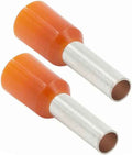 ORANGE 12 GA FERRULES - PACKAGE OF 100