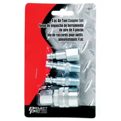 4 PC AIR TOOL COUPLER SET