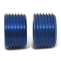 Russell Performance 1/8in Allen Socket Pipe Plug (Blue)