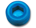 Russell Performance 1/4in Allen Socket Pipe Plug (Blue)
